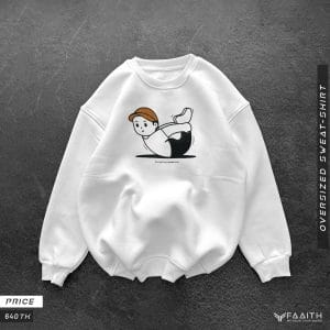 Sweatshirt White Exercise