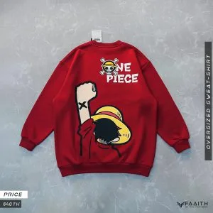 Sweatshirt Red One pec