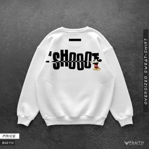 Sweatshirt White Shoot