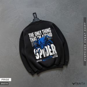 Sweatshirt Black Spider