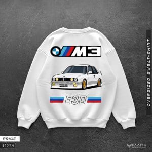 Sweatshirt White BMW