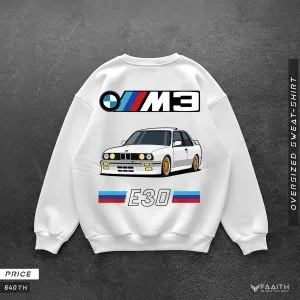 Sweatshirt White BMW