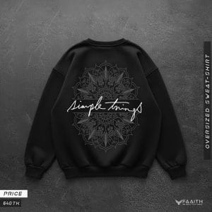 Sweatshirt Black Simple