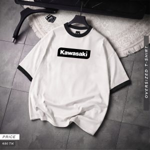 Alternative view of White Kawasaki